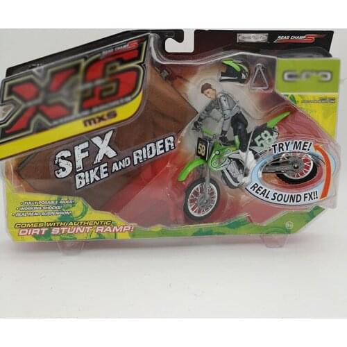 1/18 Moto Helmet Movable Doll Bicycle Model Toy Racing Motocross Off-road Crafts Models Children Gift Decoration Collection Show