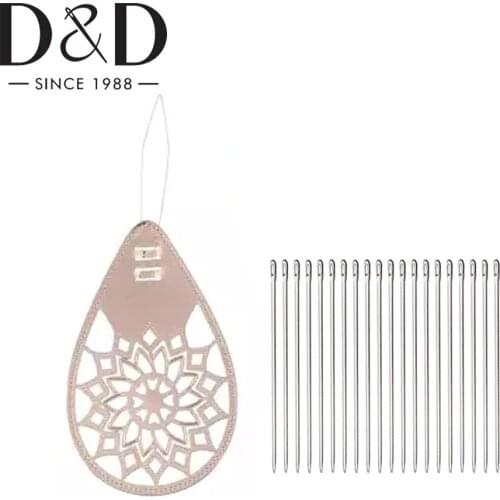 1Pc Hand Sewing Needle Threader & 20pcs Stainless Steel Sewing Needles Household Stitch Embroidery Needles DIY Sewing Tools