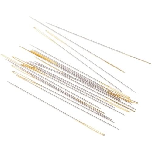 20pcs Large-Eye Embroidery Cross Stitch Needles Tapestry Darning Needle 28