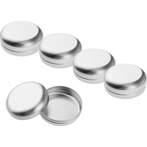 5pcs Cosmetic Empty Jar Pot Cream Balm Bottle Box Container Tin Case 100ml