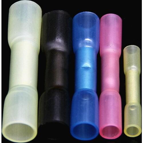 50pcs Waterproof Heat Shrink Butt Connectors Electrical Wire Splice Cable Crimp Terminals Connectors AWG 22-10 Kit