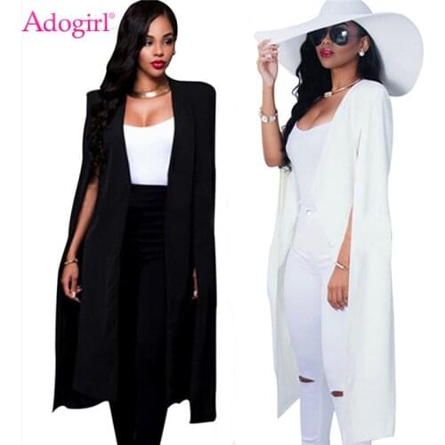 Женские длинные плащи Adogirl China At AliExpress