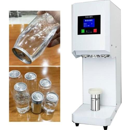 Automatic lifting intelligent sealing machine small beverage can packaging machine Suitable for sealing a variety of round cans
