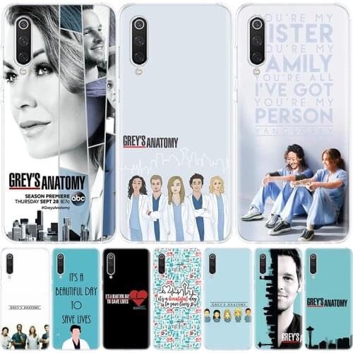 Greys Anatomy Phone Case for Xiaomi Redmi Note 10 9S 9 8T 9 8 7 7A 8A 9A 9C 6A 6 S2 K20 S30 Pro Fashion Cover Capa