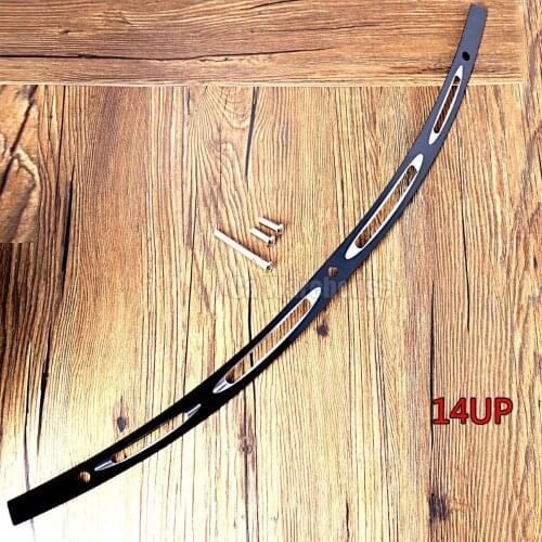 CNC Shallow Cut Black Windshield Trim For 2014-2020 Harley Electra Street Glide FLHX FLHTC FLH/T