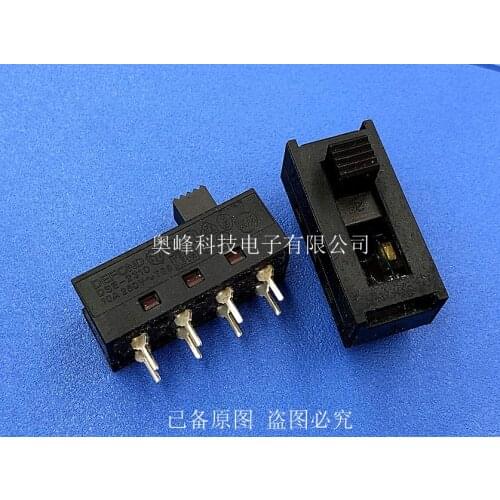 2pcs DSE arithmetic - 2310 Hong Kong 10 8 feet pointed stitching third a250v toggle switch in slide switch electric hair dryer