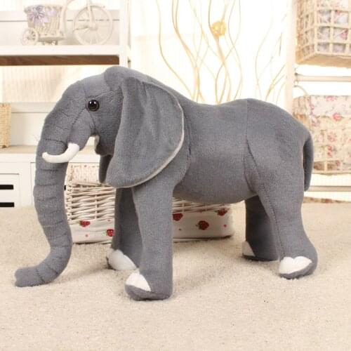 Lovely cartoon elephant plush toy large 42x30cm soft doll throw pillow childrens toy Christmas gift b1547