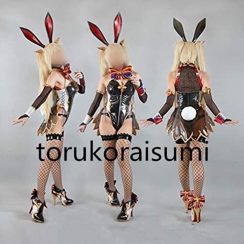 [Customized] Anime Fate/Grand Order FGO Bunny girl Bradamante Uniform PU Cosplay Costume Halloween Women Free Shipping 2020 New