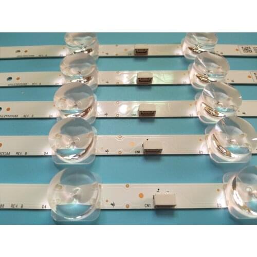 Nova 20pçs/lote 8LED 550 milímetros tira conduzida luz de fundo para fw32r19f 32pfl4664/F7 TV LG innotek 32 polegada Funai_Rev.B