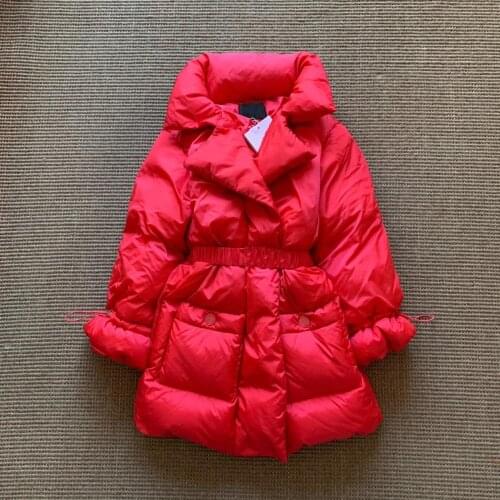2020 cotton new warm women red winter coat leisure style