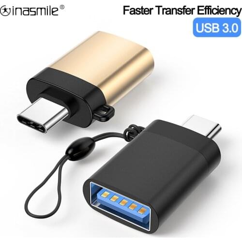Type C To USB Female 3.0 OTG Adapter for Macbook Pro Samsung S20 etc phone charger conventor usb male to type C female USB OTG
