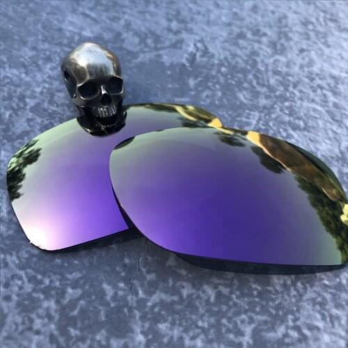 Firtox True Polarized Enhanced Replacement Lenses for-Oakley Blender OO4059 Sunglass (Lens Only)-Purple Mirror