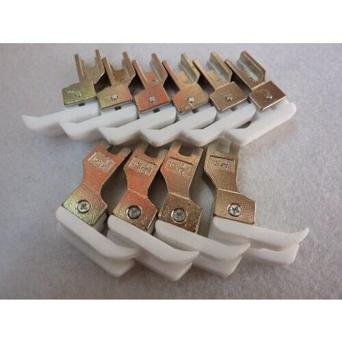 Industrial Simple Lockstitch Sewing Machine Presser Foot, Plastic Foot,10Pcs/Lot,Two Sizes TCR1/16N, TCR1/32N,Good Quality