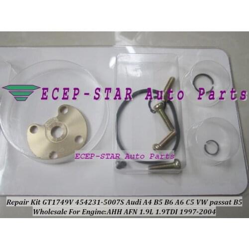Turbo Repair Kit Rebuild kits GT1749V 454231-5007S 454231-0001 454231 028145702H For AUDI A4 B5 A6 VW Passat B5 AHH AFN 1.9L TDI