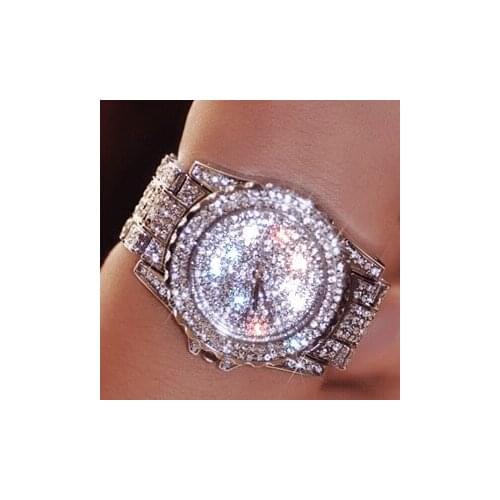 Luxury Women Watches Fashion Woman Rhinestone Watch Austria Crystal Ceramic Watches Female Quartz Wristwatches Lady Dress Watch