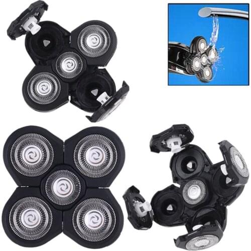 Replacement 5 Shaving Heads Blade Durable 5D Razor Blade for Men Barber Salon Electric Shavers Accessories