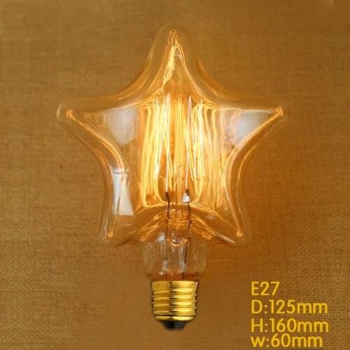 S125/H115 40W E27 antique edison bulb/vintage edison bulb decorate pendant light bulb