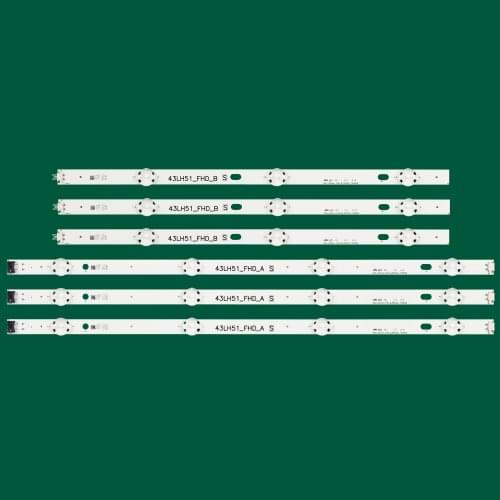 862mm LED Backlight Lamp strip 7leds For LGE_WICOP_FHD 43INCH_REV00_B_150511 SSC_43INCH_FHD_A_REV02_150925 43LH5700 43LH510Y