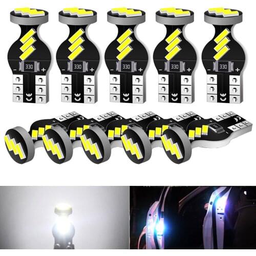 10x T10 W5W LED Car Interior Lights Canbus Bulbs for Leon Ibiza Altea Alhambra Toledo Cordoba Exeo Cadillac Escalade SRX CTS XT5