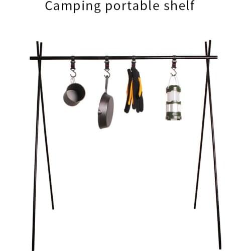 Outdoor Travel Camping Triangle Shelves Drying Rack Storage Rack Medium Protable Shelf Aluminum Alloy