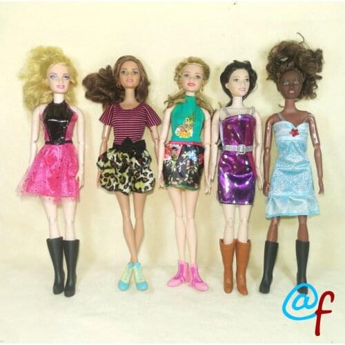 N32L 1-set Doll Skirt Clothes Girl DIY for 1/6 OOAK Beauty Dolls Dress A Brand Head As Gift If 3sets or More