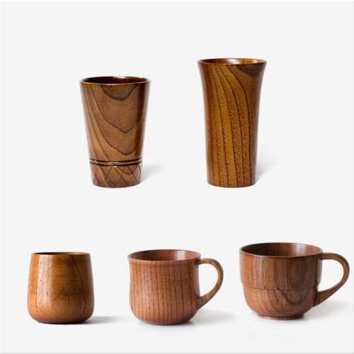 1 pcs Japanese-style tableware and wind wooden CUP coffee cup milk cup glass cup Free shipping