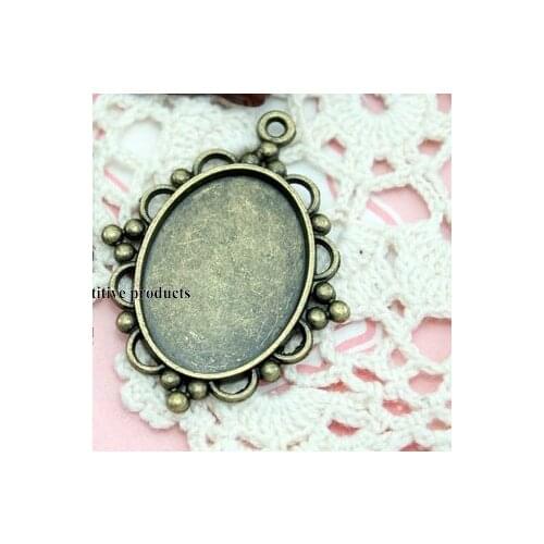 10pcs/lot Tibetan Silver pendant Handmade Decorative Metal DIY Jewelry Alloy accessories backing