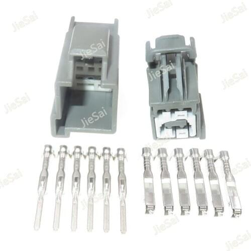 6 Pin 7282-6454-40 7283-6454-40 Female Male Auto Rear Camera Wire Socket Plug For Ford