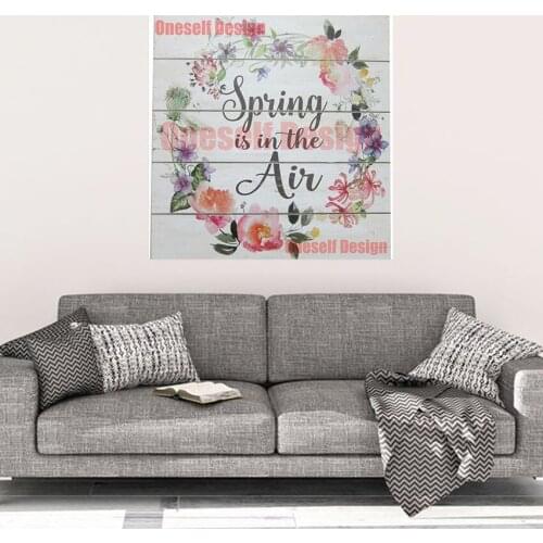 Spring flower 5d diamond painting full square diamond art kit diy diamond mosaic sale decortion home livingroom wall sticker