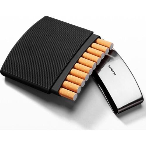Free shipping JIFENG Cigarette Tobacco Box Humidor Storage For Capacity 10 Pcs Cigarettes Case Tobacco Many Designs Box