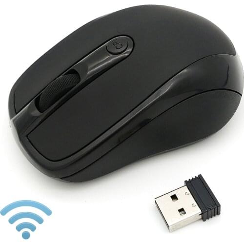 USB Wireless Mouse 2000DPI Adjustable Receiver Optical Computer 2.4GHz Ergonomic Mice For Laptop PC Mouse