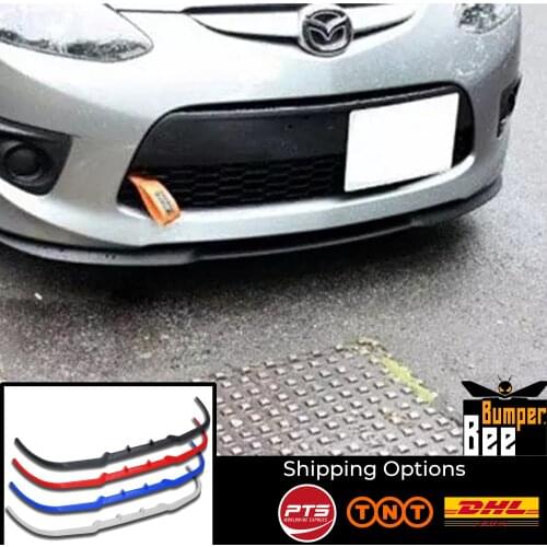 For MAZDA 2 2011-2014 CUPRA R FRONT SPOILER BUMPER LIP Euro Spoiler Lip Universal 3 pcs Body Kit