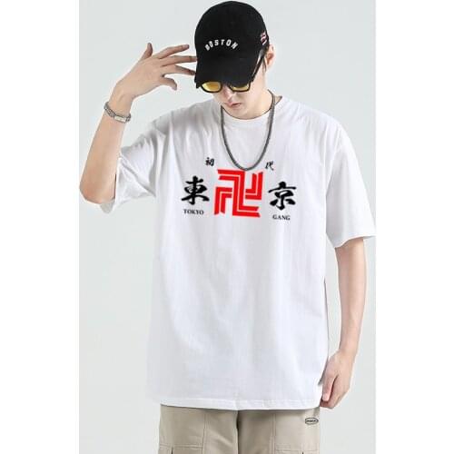 Unisex Anime Tokyo Revengers Cosplay manga T-Shirt Crew Neck Ultra Cotton Adult Short Sleeve Men Women Summer Casual Shirt Tops