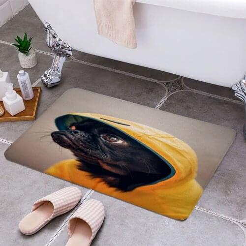 Funny dog cute dogs lovers 3D Print Doormats Rectangle Non-Slip DoorMat Bedroom Kitchen Entrance Print Door rugs Dropshipping