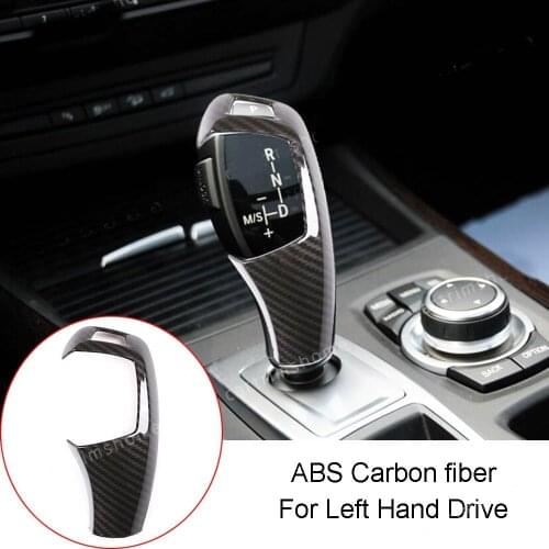 Gear Shift Knob Head Cover For BMW X5 X6 E70 E71 2008-2013 For BMW 5 Series 2008-2010 Left Hand Drive