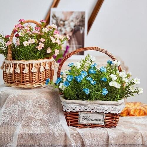 35cm Little Daisies Artificial Flower 5 Colors Small Bud DIY Fake Flowers Home Decor Garden Small Fresh Table Deco Indoor