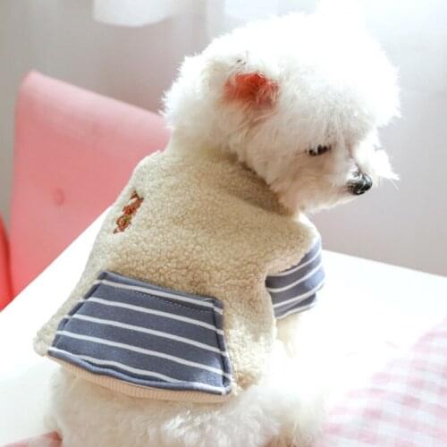 Dog Soft Fleece Clothes Autumn Winter Thicken Warm Chihuahua Hoodies For Puppy Kitten Daily Outfits Apparel Supplies