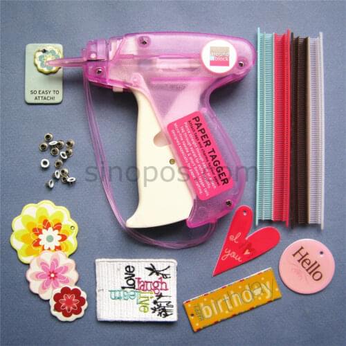 Paper Tagger Starter Set, tagging gun tagger tail eyelet scrapbooking accessories embellishment tool fabric chipboard epoxy tags