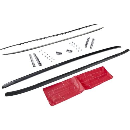 ROOF RAILS BLACK FOR RANGE ROVER SPORT L494 2014 2015 2016 2017 2018 RACK RAISED BARS ALUMINIUM