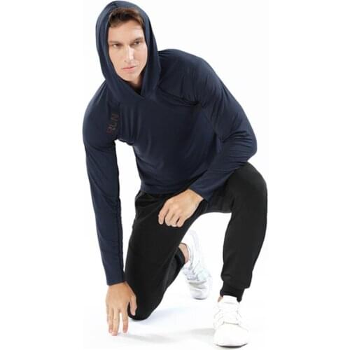 New Running Jackets Men Breathable Quick-drying Running Jersey Windproof Sweatshirt Outdoor Sport Hiking Hooded Fitness Coats