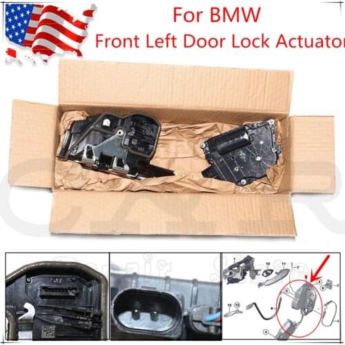 New Front Left Soft Close Door Lock Actuator For BMW M5 F10 F01 528i 530i 51217185689 51-21-7-185-689 51 21 7 185 689