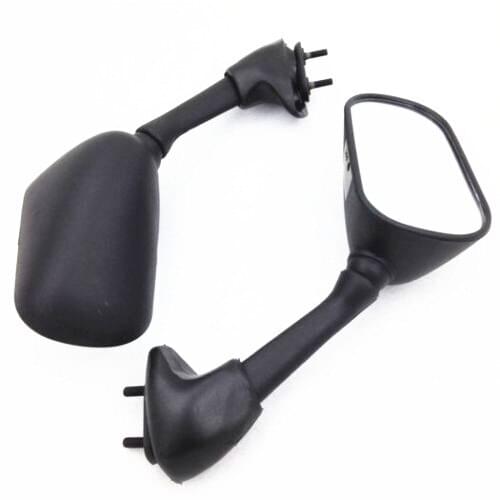 Pair Black Motorcycle Racing Side Rear view Mirrors For 2000-2001 Yamaha YZF-R1