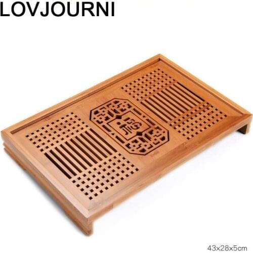 Plateau De Service Bandeja Para Servir Accessories Puer Set Table Keukenhulpjes Holder Chinese Kung Fu Serving Tea Tray