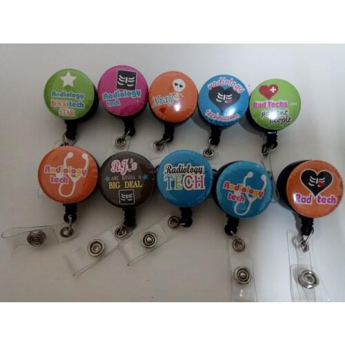 RADIOLOGY TECHNICIAN id badges reel cute gifts medical x-ray