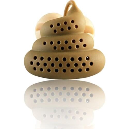 Silicone Tea Infuser Poop Butt Shape Tea Diffuser Funny Silicone Tea Infuser Portable Tea Strainer Kitchen Tools