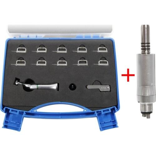 Dental 4:1 Stripping/1:5/1:1 Handpiece Low Speed Fiber Optic Led Contra Angle