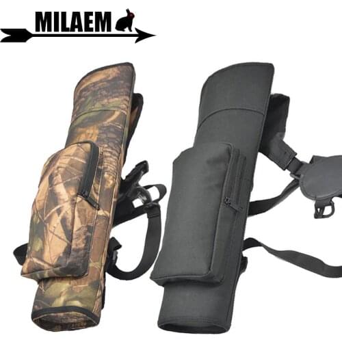 1pc Archery Arrow Quiver Backpack Shoulder Bag Back Arrow Case Holder 40 Arrow Compound Recurve Bow Hunting Shooting Accessories