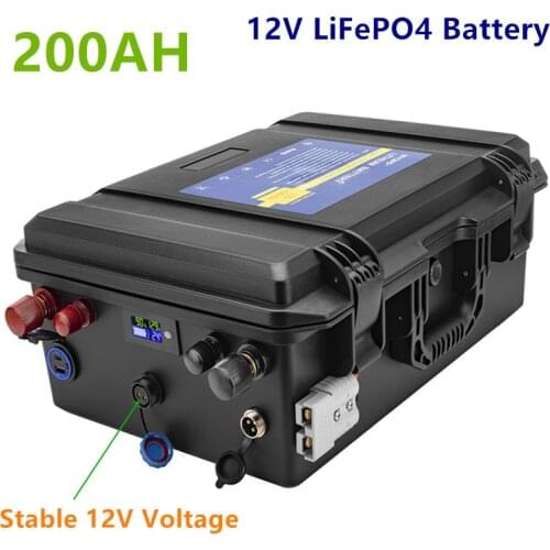 12V 200AH lithium battery pack waterproof lithium ion battery pack 12v 200ah for golf cart,inverter,RV,boat,etc