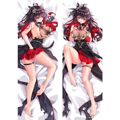 Anime Honkai Impact 3 Seele Vollerei Dakimakura Takami Chika Hugging Body Pillow Case Throw Cushion DIY Pillow Cover 50X150CM