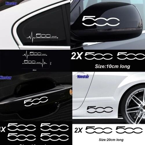 Car Decal Sticker For Fiat 500